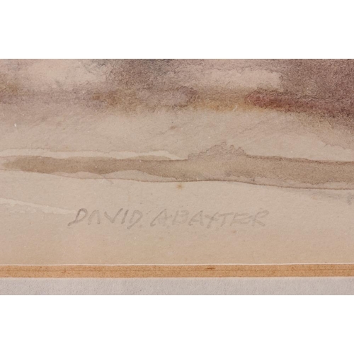 371 - David G Baxter: a watercolour sketch, landscape in autumn, 4