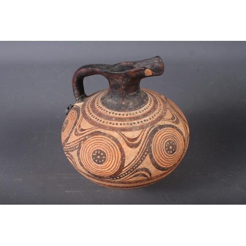 65 - A Greek reproduction geometric pattern vase, 8