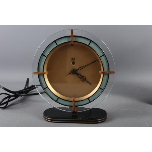 126 - An Art Deco Smith Sectric electric mantel clock, 8