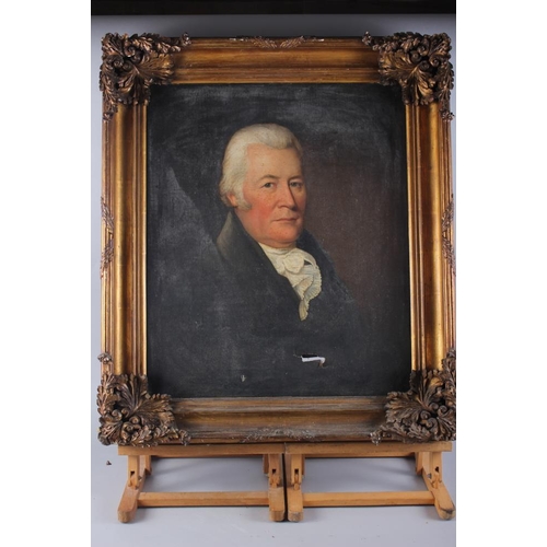 364 - A late 18th century oil on canvas, portrait of a naval Midshipman Henry Parker who served on HMS Bel... 