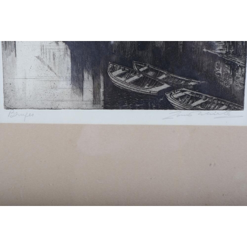 285 - Louis Whirter: a signed etching, 