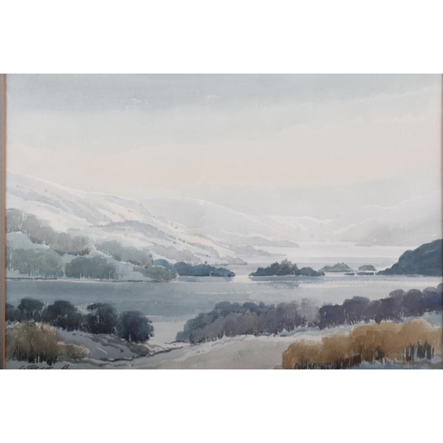 313 - Edwin Grieg-Hall: five watercolours, Scottish and Lake District views, 10