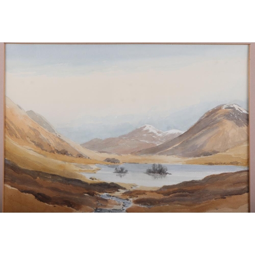 313 - Edwin Grieg-Hall: five watercolours, Scottish and Lake District views, 10