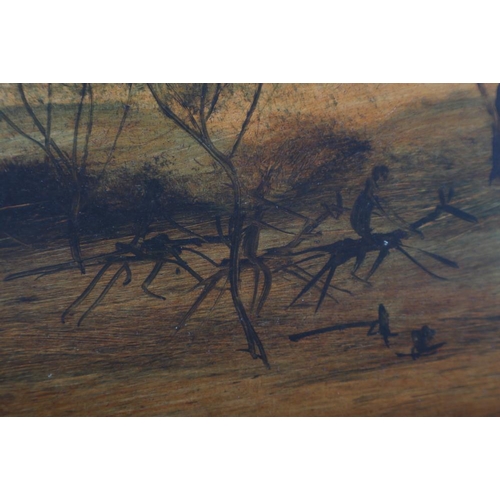 357 - Kevin Charles (Pro) Hart: an Australian oil on board, landscape with trees, 