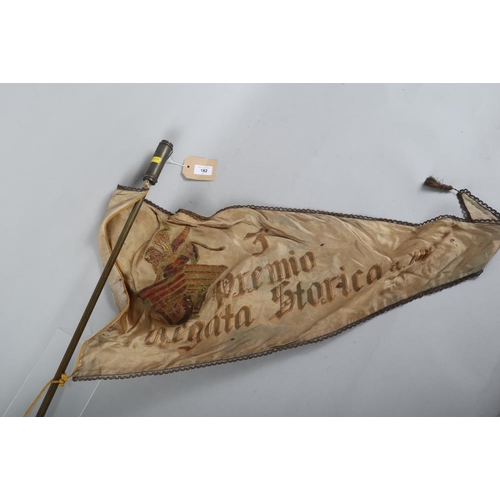 182 - A Venetian gondola flag, 