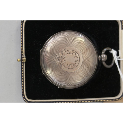 277 - An Express English Lever silver cased pocket watch COLLECT