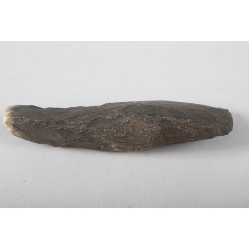 279 - A Maori rough carved hardstone axehead, 5 1/2