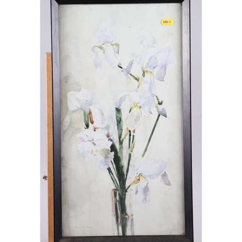 500 - Marguerite (Daisy) Story and others: a number of floral studies, in gilt and other strip frames