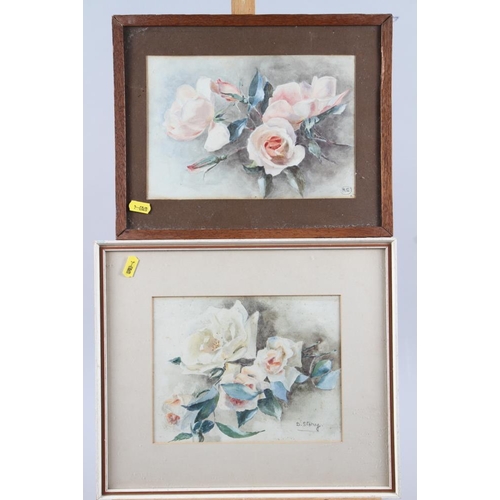 500 - Marguerite (Daisy) Story and others: a number of floral studies, in gilt and other strip frames