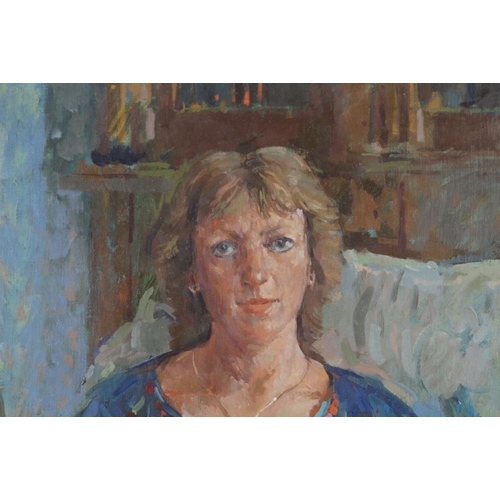 522 - Tom Coates RBA ROI ARWS: oil on canvas portrait of 