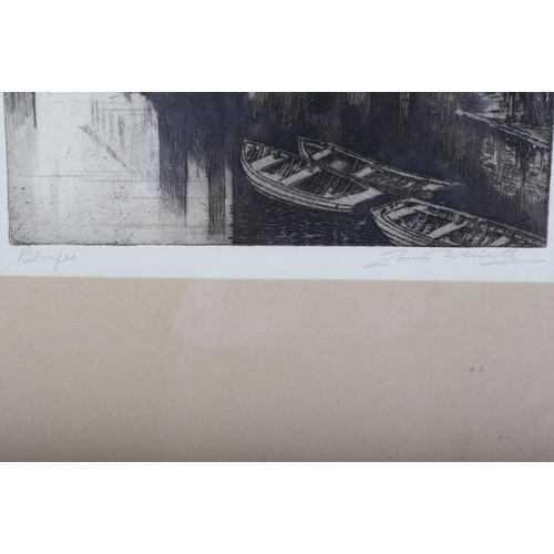 450 - Louis Whirter: a signed etching, 