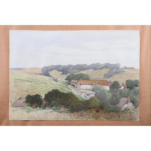 439 - A P Rudd: two watercolour studies, 