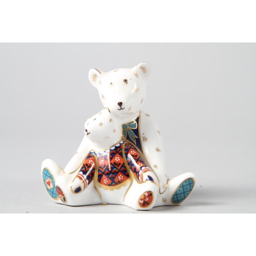 17 - Six Royal Crown Derby paperweights, seated bear, 4