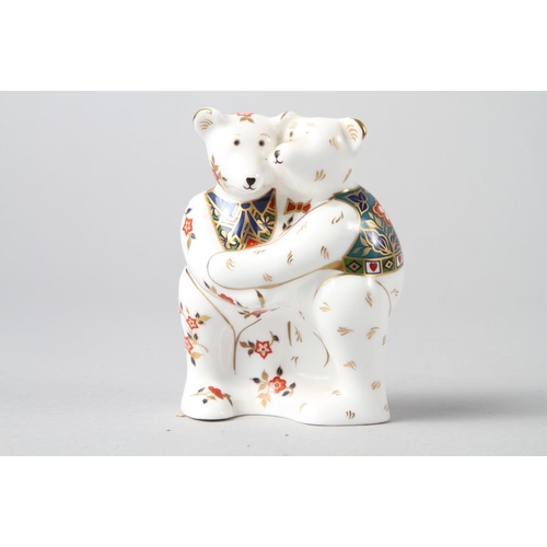 17 - Six Royal Crown Derby paperweights, seated bear, 4