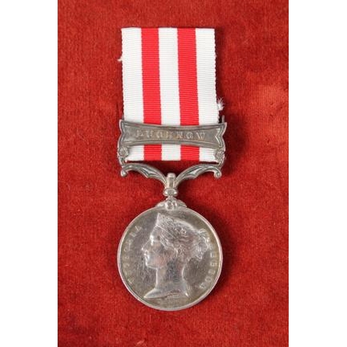 196 - A set of seven 19th century and early 20th century medals awarded to members of the Singh family, in... 