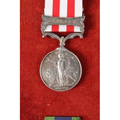 196 - A set of seven 19th century and early 20th century medals awarded to members of the Singh family, in... 