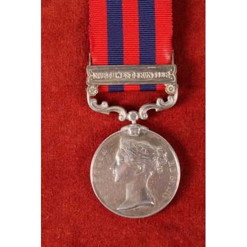 196 - A set of seven 19th century and early 20th century medals awarded to members of the Singh family, in... 