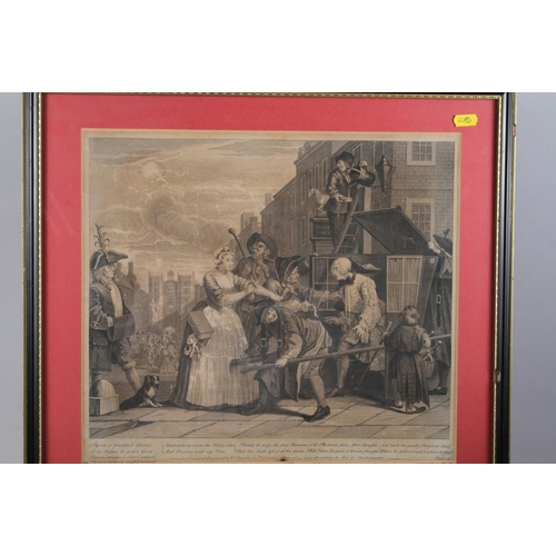 400 - A set of five Hogarth 