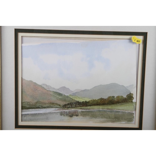 453 - Allan Everard: watercolours, Derwentwater, 11 1/2