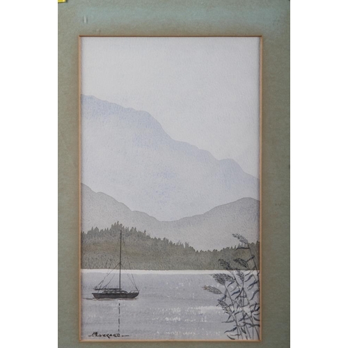 453 - Allan Everard: watercolours, Derwentwater, 11 1/2