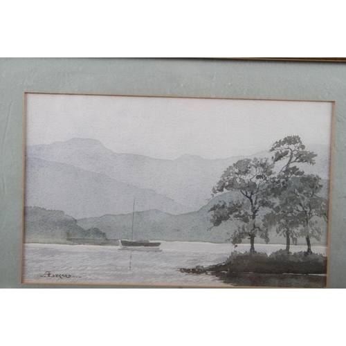 453 - Allan Everard: watercolours, Derwentwater, 11 1/2