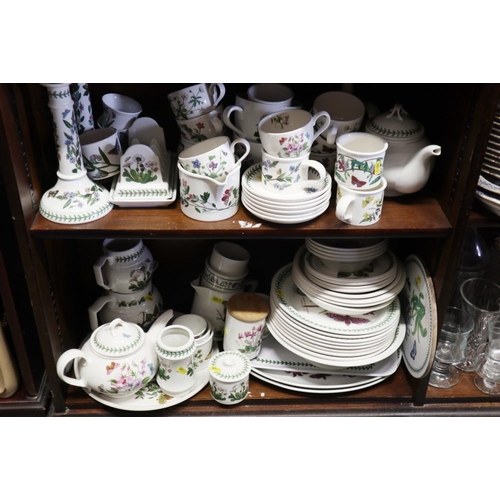 65 - A Portmeirion combination service, including teapots, vases, plates, tureens, etc