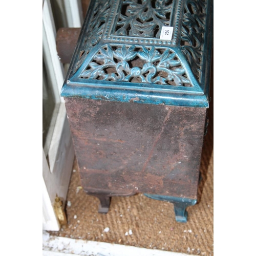 236 - A 20th century enamelled French Brazier/stove