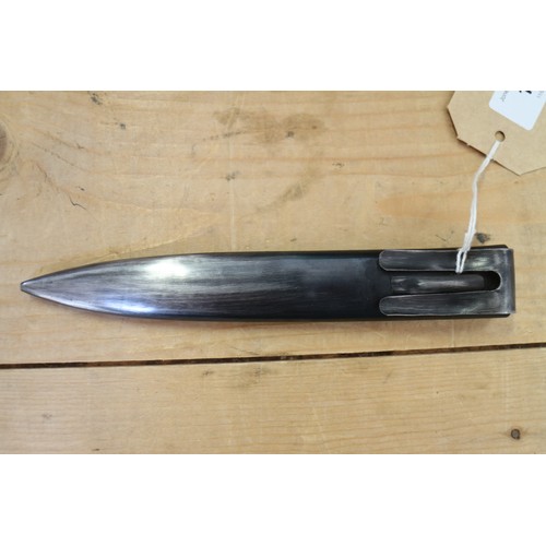 180 - A Bell's Bowie knife, in leather sheath, 9