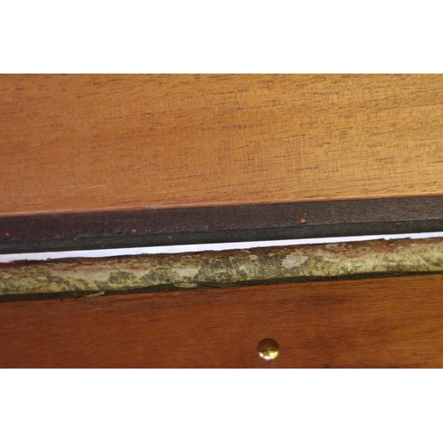 168 - A 19th century rosewood and brass inlaid writing slope, 20