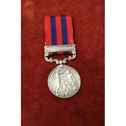 196 - A set of seven 19th century and early 20th century medals awarded to members of the Singh family, in... 