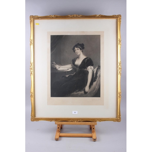 406 - Two signed mezzotints after Sir Thomas Lawrence, 