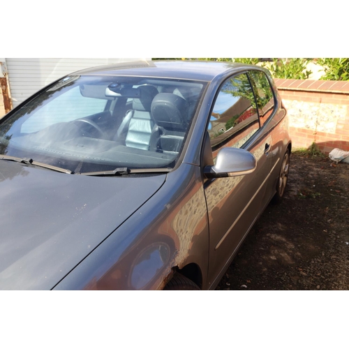 674 - RY55 BLJ, a Volkswagen Golf GTI 2.0 litre petrol, MOT valid until 19th December 2021, currently SORN... 