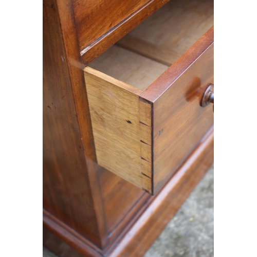 532 - A gentleman's 19th century fall front desk, the interior fitted drawers and pigeonholes with tooled ... 