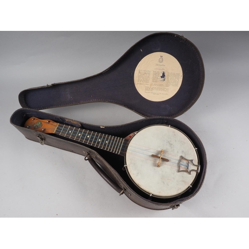 216 - A John Gray & Sons ukulele banjo, 22