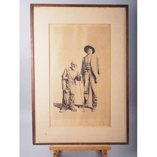 396 - Erich Wolfsfeld, 1909: a pencil signed etching, 