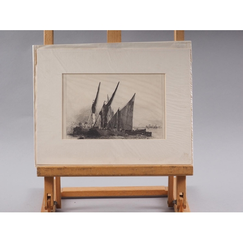 419 - A folio of 19th century and later etchings, aquatints and other prints, various subjects