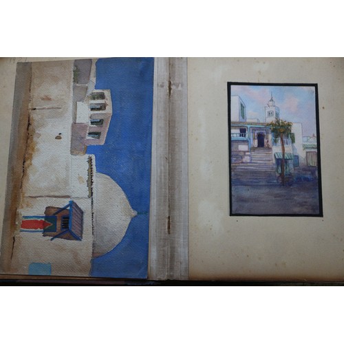 431 - Noel Syers: an album of watercolour studies, North African/Moroccan scenes