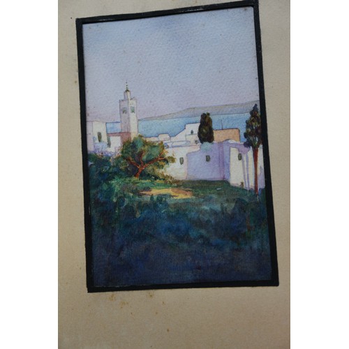 431 - Noel Syers: an album of watercolour studies, North African/Moroccan scenes