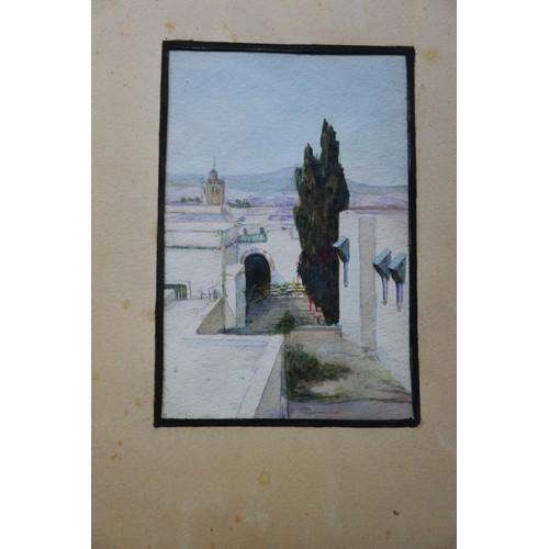 431 - Noel Syers: an album of watercolour studies, North African/Moroccan scenes