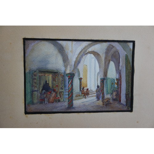 431 - Noel Syers: an album of watercolour studies, North African/Moroccan scenes