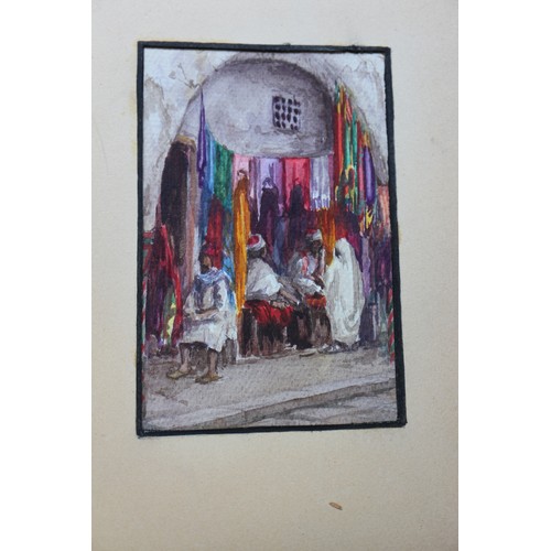 431 - Noel Syers: an album of watercolour studies, North African/Moroccan scenes