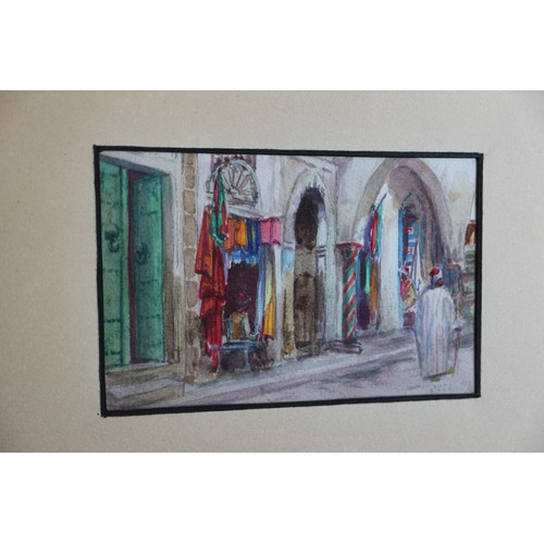 431 - Noel Syers: an album of watercolour studies, North African/Moroccan scenes