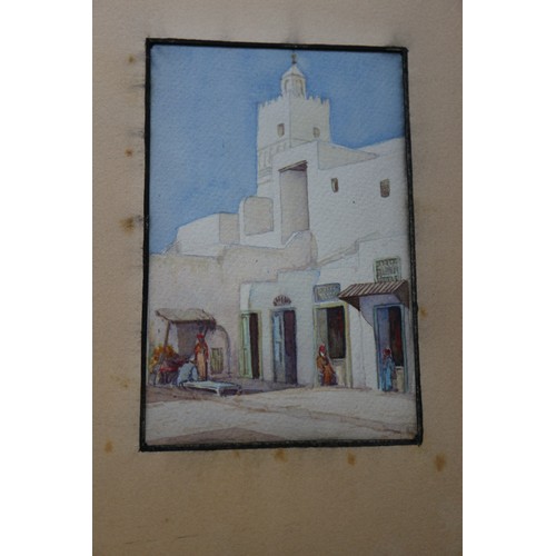 431 - Noel Syers: an album of watercolour studies, North African/Moroccan scenes