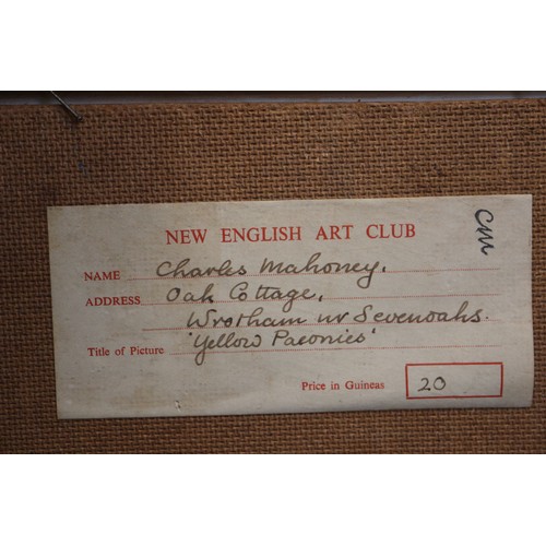 519 - Charles Mahoney: oil on board, 