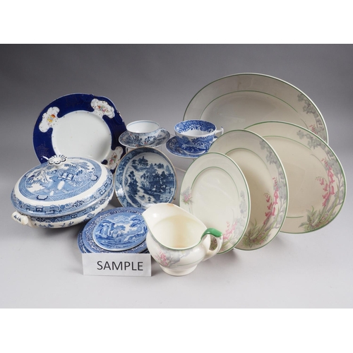 78 - A quantity of Spode blue and white china, including 