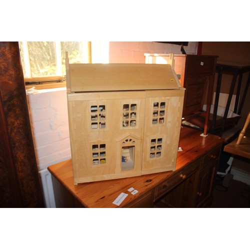 140 - A modern doll's house with furniture and accessories, 25