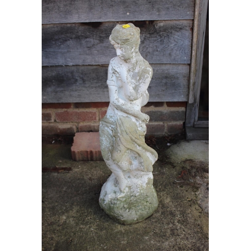 549 - A cast stone figure of Venus, 27