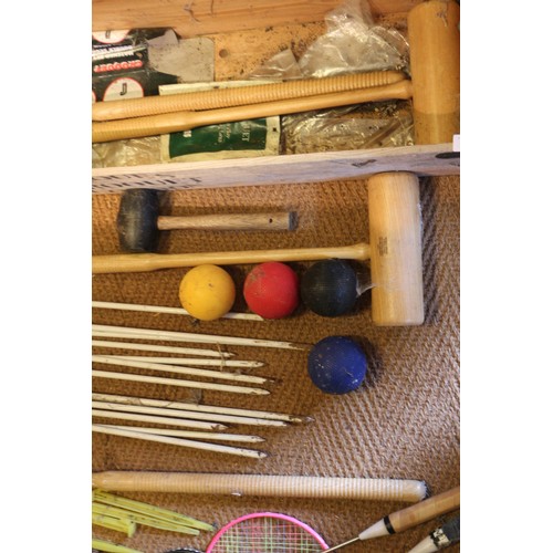 546 - A Jaques croquet set, in case