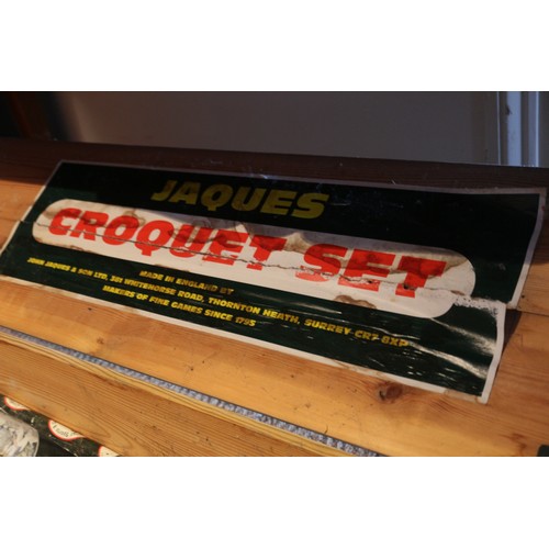 546 - A Jaques croquet set, in case