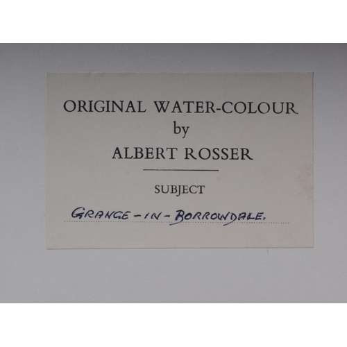 375 - Albert Rosser: two watercolours, 